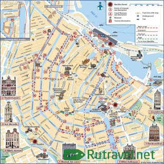 Карты Амстердама