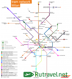 Карты Милана